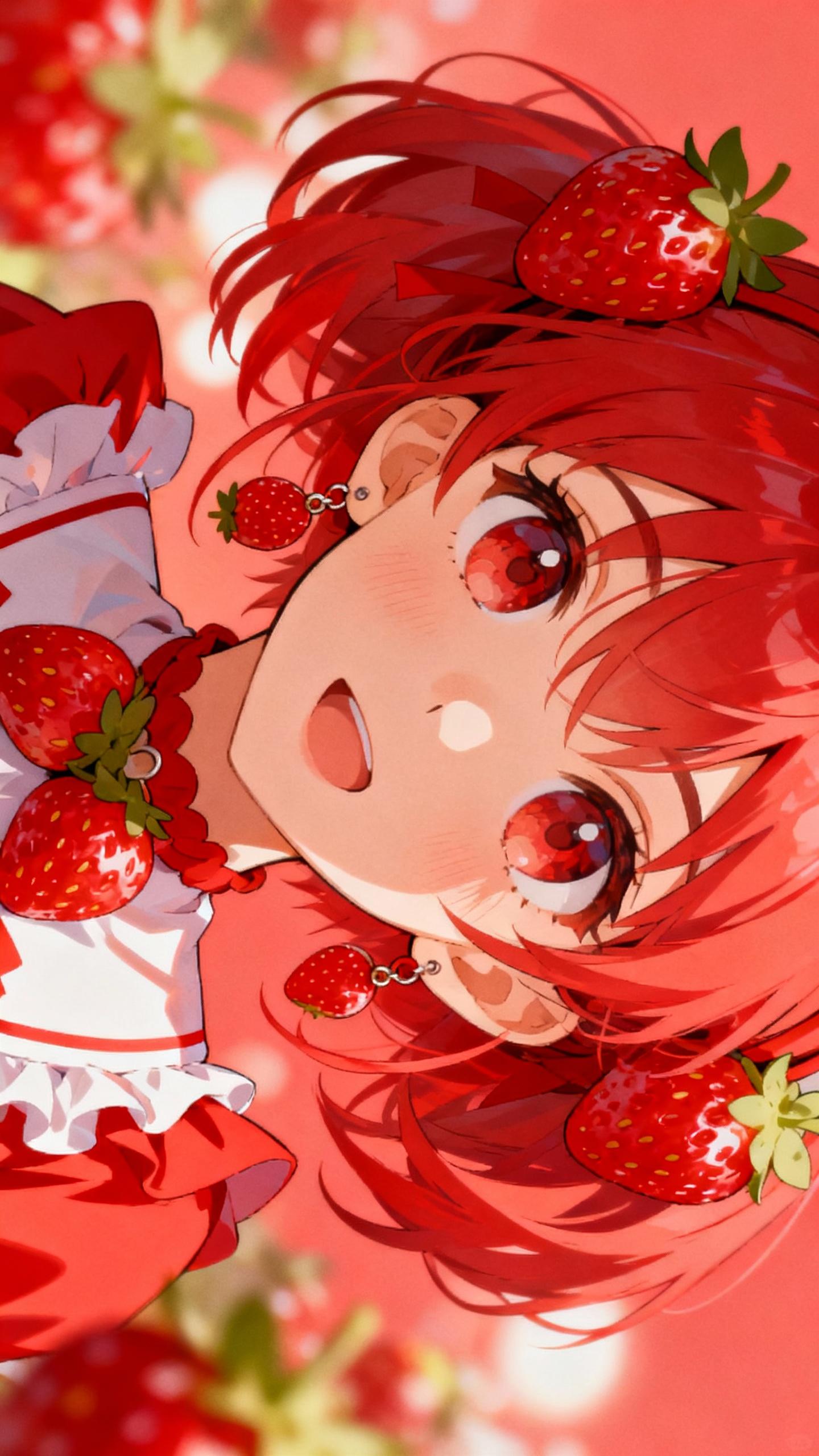 bright red pum pum anime