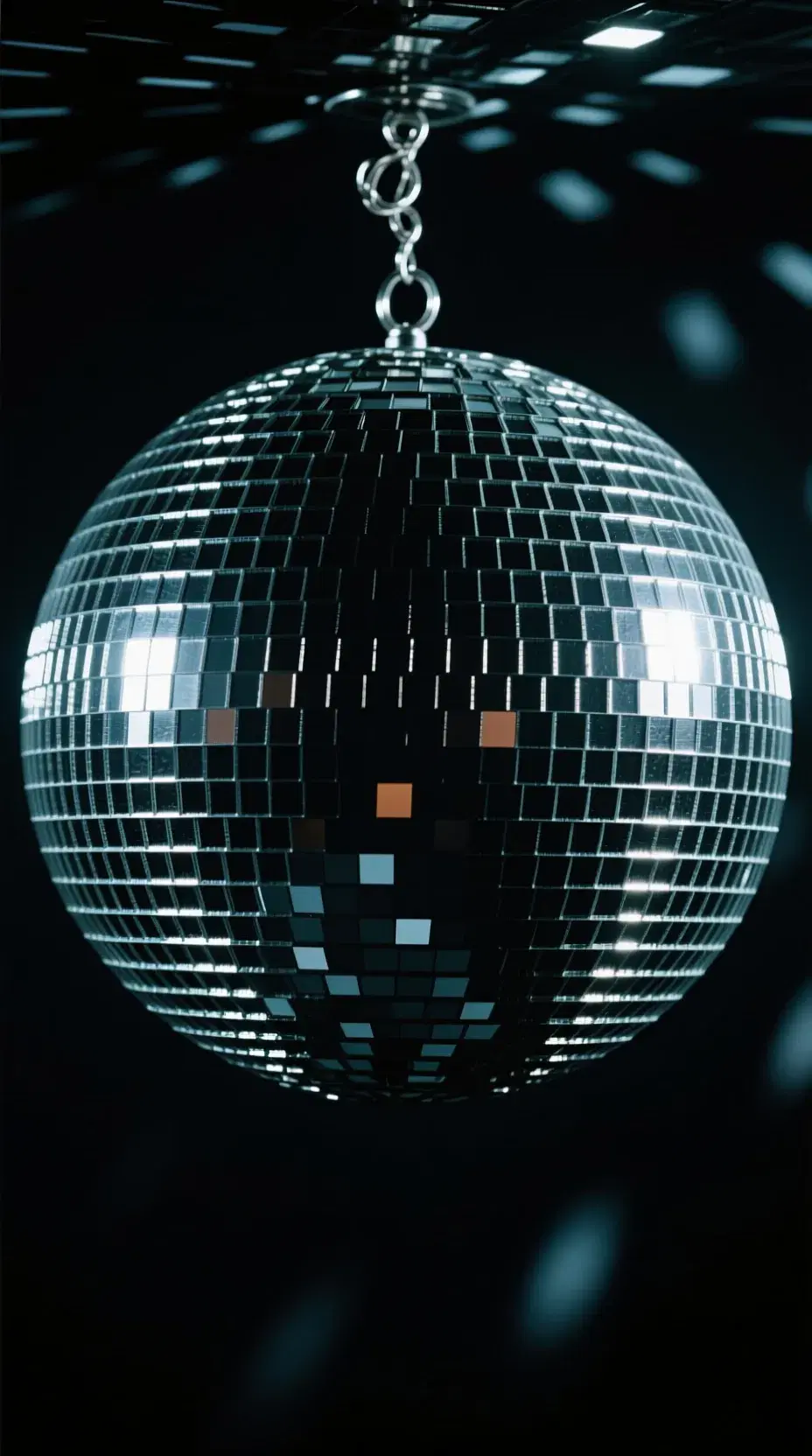 big black disco ball