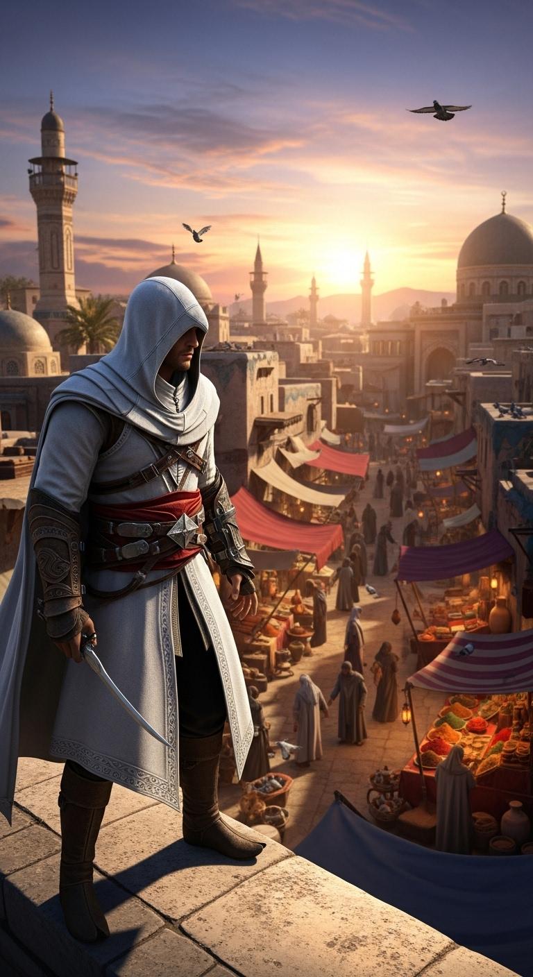 beautiful assassins creed game